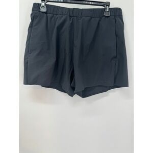Outdoor Voices Women's Large Black Doing Things‎ Running Shorts Athletic Ruffle